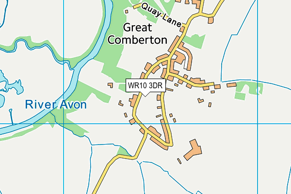 WR10 3DR map - OS VectorMap District (Ordnance Survey) WR10 3DR map - OS VectorMap District (Ordnance Survey)