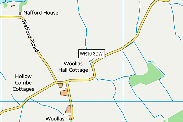 WR10 3DW map - OS VectorMap District (Ordnance Survey) WR10 3DW map - OS VectorMap District (Ordnance Survey)