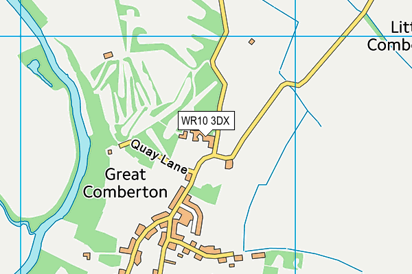WR10 3DX map - OS VectorMap District (Ordnance Survey) WR10 3DX map - OS VectorMap District (Ordnance Survey)