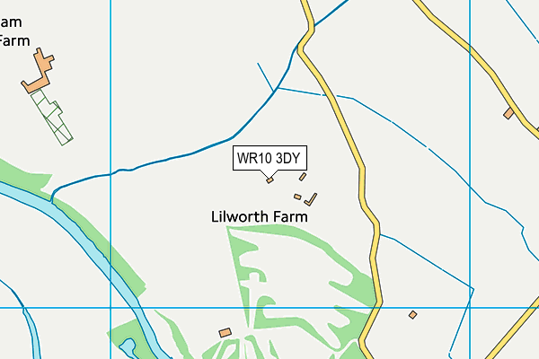 WR10 3DY map - OS VectorMap District (Ordnance Survey) WR10 3DY map - OS VectorMap District (Ordnance Survey)
