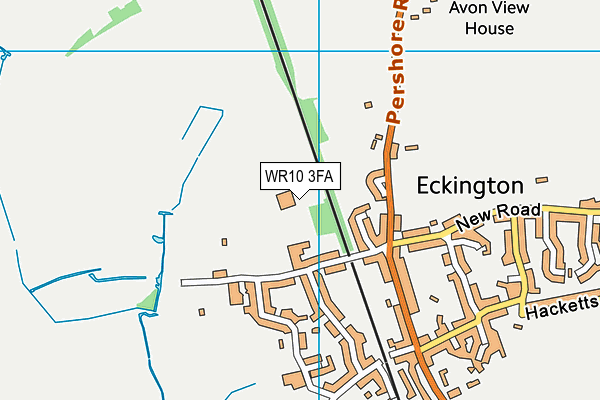 WR10 3FA map - OS VectorMap District (Ordnance Survey) WR10 3FA map - OS VectorMap District (Ordnance Survey)