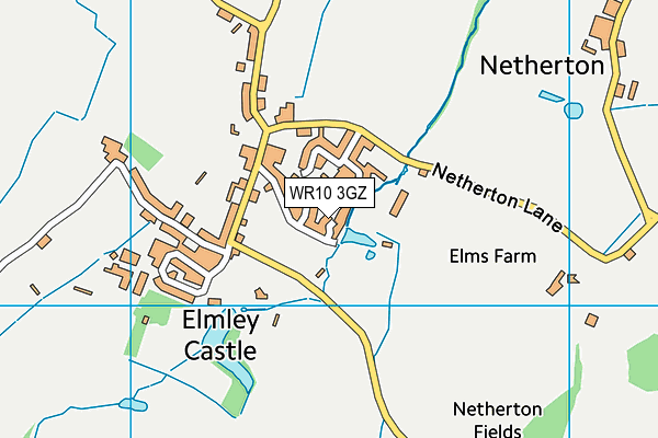 WR10 3GZ map - OS VectorMap District (Ordnance Survey) WR10 3GZ map - OS VectorMap District (Ordnance Survey)