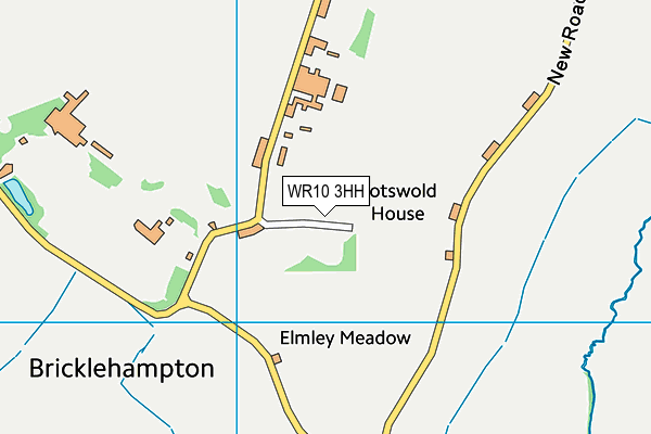 WR10 3HH map - OS VectorMap District (Ordnance Survey) WR10 3HH map - OS VectorMap District (Ordnance Survey)