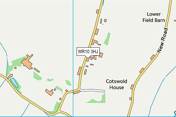 WR10 3HJ map - OS VectorMap District (Ordnance Survey) WR10 3HJ map - OS VectorMap District (Ordnance Survey)