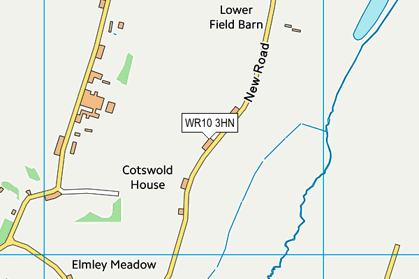 WR10 3HN map - OS VectorMap District (Ordnance Survey) WR10 3HN map - OS VectorMap District (Ordnance Survey)