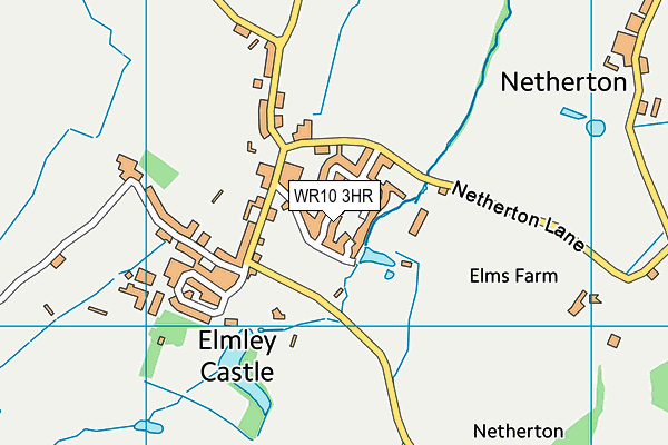 WR10 3HR map - OS VectorMap District (Ordnance Survey) WR10 3HR map - OS VectorMap District (Ordnance Survey)