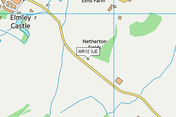 WR10 3JE map - OS VectorMap District (Ordnance Survey) WR10 3JE map - OS VectorMap District (Ordnance Survey)