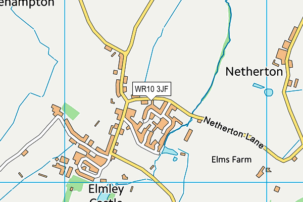WR10 3JF map - OS VectorMap District (Ordnance Survey) WR10 3JF map - OS VectorMap District (Ordnance Survey)