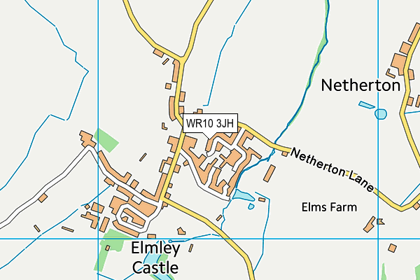 WR10 3JH map - OS VectorMap District (Ordnance Survey)