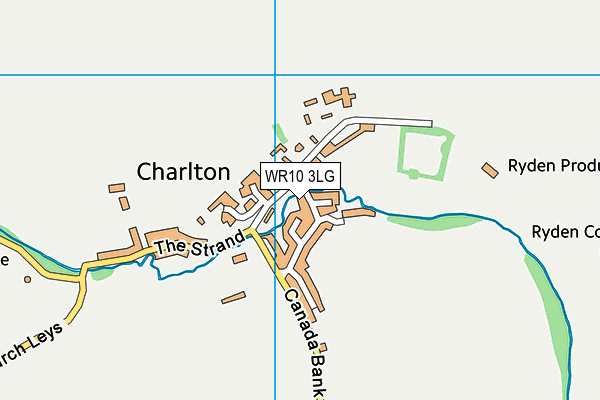 WR10 3LG map - OS VectorMap District (Ordnance Survey)