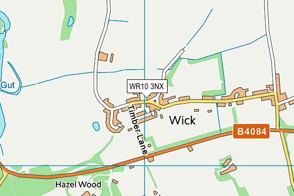 WR10 3NX map - OS VectorMap District (Ordnance Survey) WR10 3NX map - OS VectorMap District (Ordnance Survey)