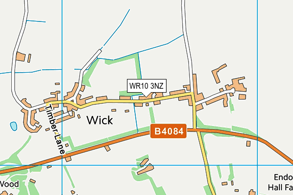 WR10 3NZ map - OS VectorMap District (Ordnance Survey) WR10 3NZ map - OS VectorMap District (Ordnance Survey)