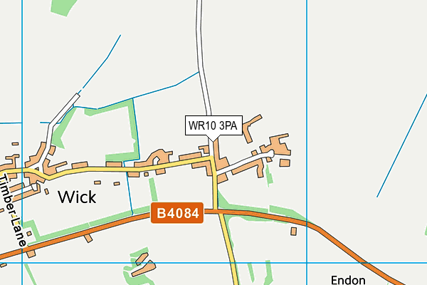 WR10 3PA map - OS VectorMap District (Ordnance Survey) WR10 3PA map - OS VectorMap District (Ordnance Survey)