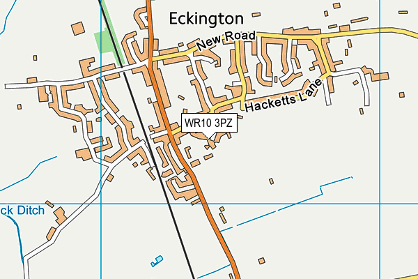 WR10 3PZ map - OS VectorMap District (Ordnance Survey)