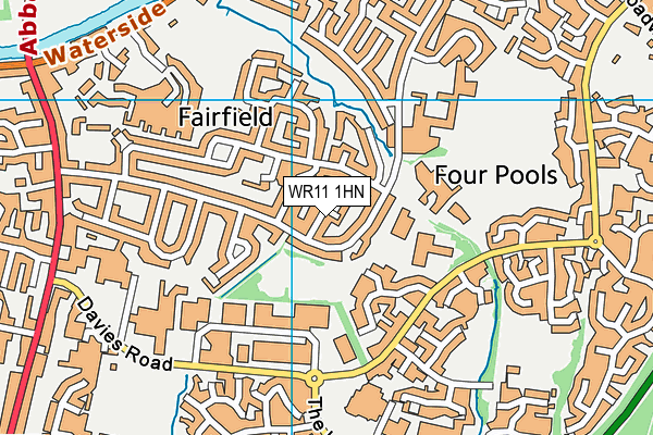 WR11 1HN map - OS VectorMap District (Ordnance Survey) WR11 1HN map - OS VectorMap District (Ordnance Survey)