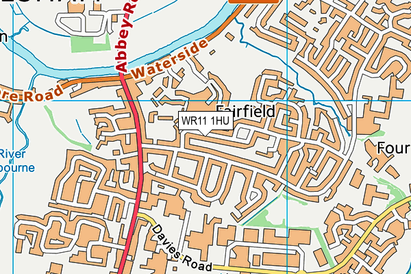 WR11 1HU map - OS VectorMap District (Ordnance Survey) WR11 1HU map - OS VectorMap District (Ordnance Survey)