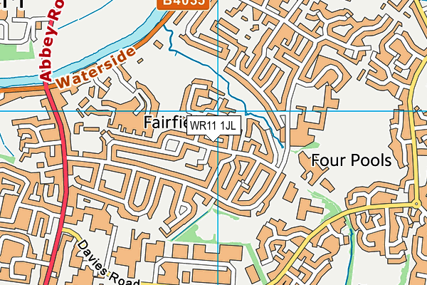 WR11 1JL map - OS VectorMap District (Ordnance Survey) WR11 1JL map - OS VectorMap District (Ordnance Survey)