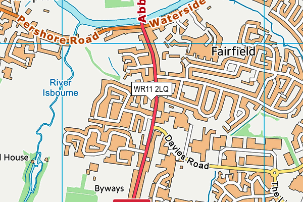 WR11 2LQ map - OS VectorMap District (Ordnance Survey) WR11 2LQ map - OS VectorMap District (Ordnance Survey)