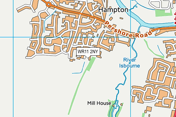 WR11 2NY map - OS VectorMap District (Ordnance Survey) WR11 2NY map - OS VectorMap District (Ordnance Survey)