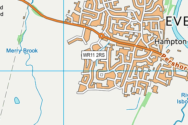 WR11 2RS map - OS VectorMap District (Ordnance Survey) WR11 2RS map - OS VectorMap District (Ordnance Survey)