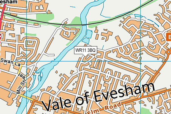 WR11 3BQ map - OS VectorMap District (Ordnance Survey) WR11 3BQ map - OS VectorMap District (Ordnance Survey)
