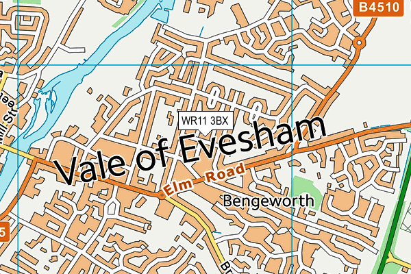 WR11 3BX map - OS VectorMap District (Ordnance Survey) WR11 3BX map - OS VectorMap District (Ordnance Survey)