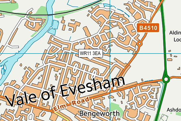WR11 3EA map - OS VectorMap District (Ordnance Survey) WR11 3EA map - OS VectorMap District (Ordnance Survey)