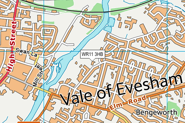 WR11 3HB map - OS VectorMap District (Ordnance Survey) WR11 3HB map - OS VectorMap District (Ordnance Survey)