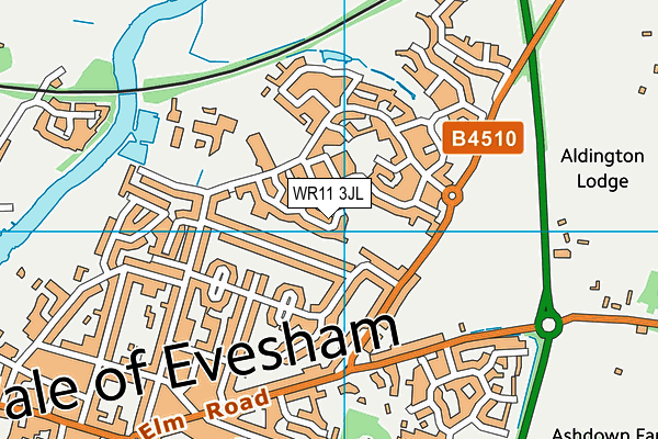 WR11 3JL map - OS VectorMap District (Ordnance Survey) WR11 3JL map - OS VectorMap District (Ordnance Survey)