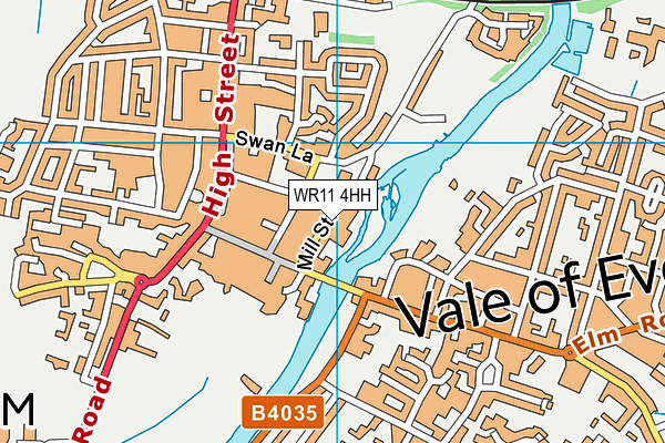 WR11 4HH map - OS VectorMap District (Ordnance Survey) WR11 4HH map - OS VectorMap District (Ordnance Survey)