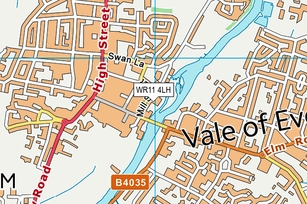 WR11 4LH map - OS VectorMap District (Ordnance Survey) WR11 4LH map - OS VectorMap District (Ordnance Survey)