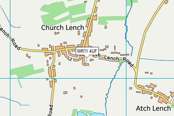 WR11 4UF map - OS VectorMap District (Ordnance Survey) WR11 4UF map - OS VectorMap District (Ordnance Survey)