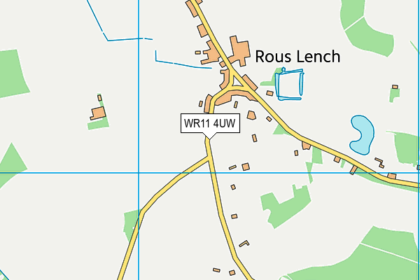 WR11 4UW map - OS VectorMap District (Ordnance Survey) WR11 4UW map - OS VectorMap District (Ordnance Survey)