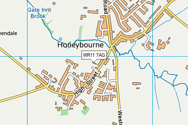 WR11 7AG map - OS VectorMap District (Ordnance Survey) WR11 7AG map - OS VectorMap District (Ordnance Survey)