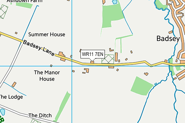WR11 7EN map - OS VectorMap District (Ordnance Survey) WR11 7EN map - OS VectorMap District (Ordnance Survey)