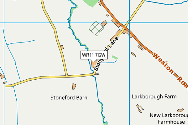 WR11 7GW map - OS VectorMap District (Ordnance Survey) WR11 7GW map - OS VectorMap District (Ordnance Survey)