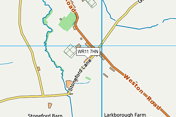 WR11 7HN map - OS VectorMap District (Ordnance Survey) WR11 7HN map - OS VectorMap District (Ordnance Survey)