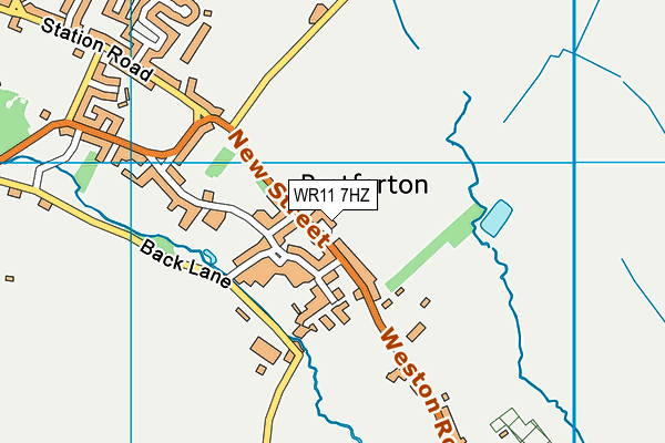 WR11 7HZ map - OS VectorMap District (Ordnance Survey) WR11 7HZ map - OS VectorMap District (Ordnance Survey)