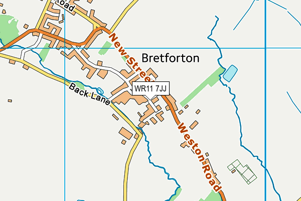 WR11 7JJ map - OS VectorMap District (Ordnance Survey) WR11 7JJ map - OS VectorMap District (Ordnance Survey)