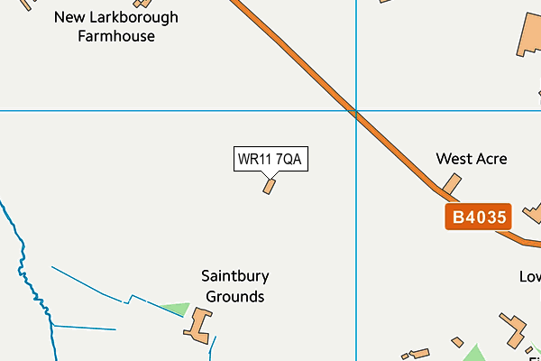 WR11 7QA map - OS VectorMap District (Ordnance Survey) WR11 7QA map - OS VectorMap District (Ordnance Survey)