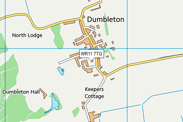 WR11 7TG map - OS VectorMap District (Ordnance Survey) WR11 7TG map - OS VectorMap District (Ordnance Survey)