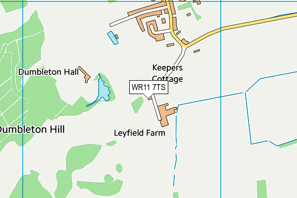 WR11 7TS map - OS VectorMap District (Ordnance Survey) WR11 7TS map - OS VectorMap District (Ordnance Survey)