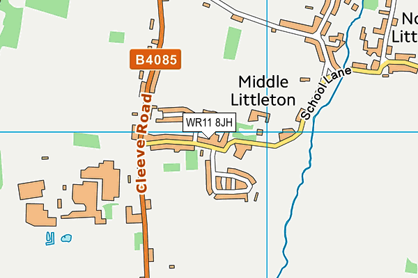 WR11 8JH map - OS VectorMap District (Ordnance Survey) WR11 8JH map - OS VectorMap District (Ordnance Survey)