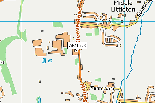 WR11 8JR map - OS VectorMap District (Ordnance Survey) WR11 8JR map - OS VectorMap District (Ordnance Survey)