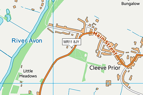 WR11 8JY map - OS VectorMap District (Ordnance Survey) WR11 8JY map - OS VectorMap District (Ordnance Survey)