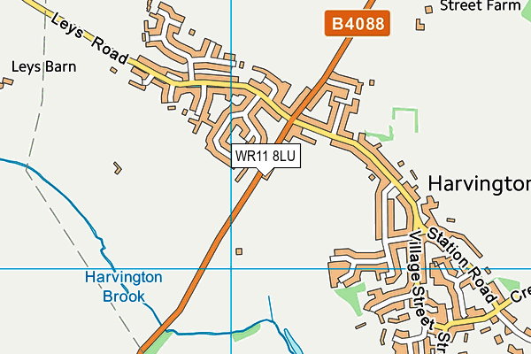WR11 8LU map - OS VectorMap District (Ordnance Survey) WR11 8LU map - OS VectorMap District (Ordnance Survey)