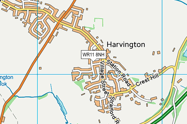 WR11 8NH map - OS VectorMap District (Ordnance Survey) WR11 8NH map - OS VectorMap District (Ordnance Survey)