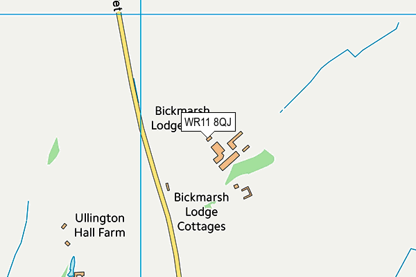 WR11 8QJ map - OS VectorMap District (Ordnance Survey) WR11 8QJ map - OS VectorMap District (Ordnance Survey)
