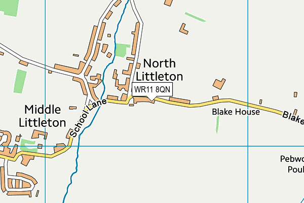 WR11 8QN map - OS VectorMap District (Ordnance Survey) WR11 8QN map - OS VectorMap District (Ordnance Survey)