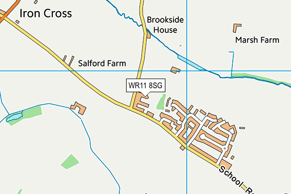 WR11 8SG map - OS VectorMap District (Ordnance Survey) WR11 8SG map - OS VectorMap District (Ordnance Survey)